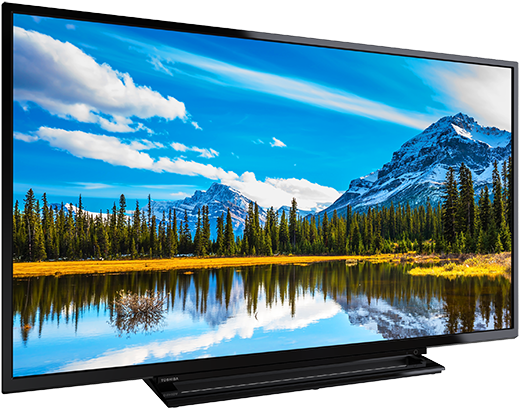 40" Toshiba Full Hd Tv Perspective - Toshiba 32w2863dg (640x640), Png Download