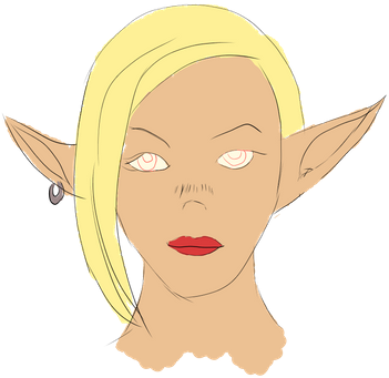 Elf 002 - Illustration (640x510), Png Download
