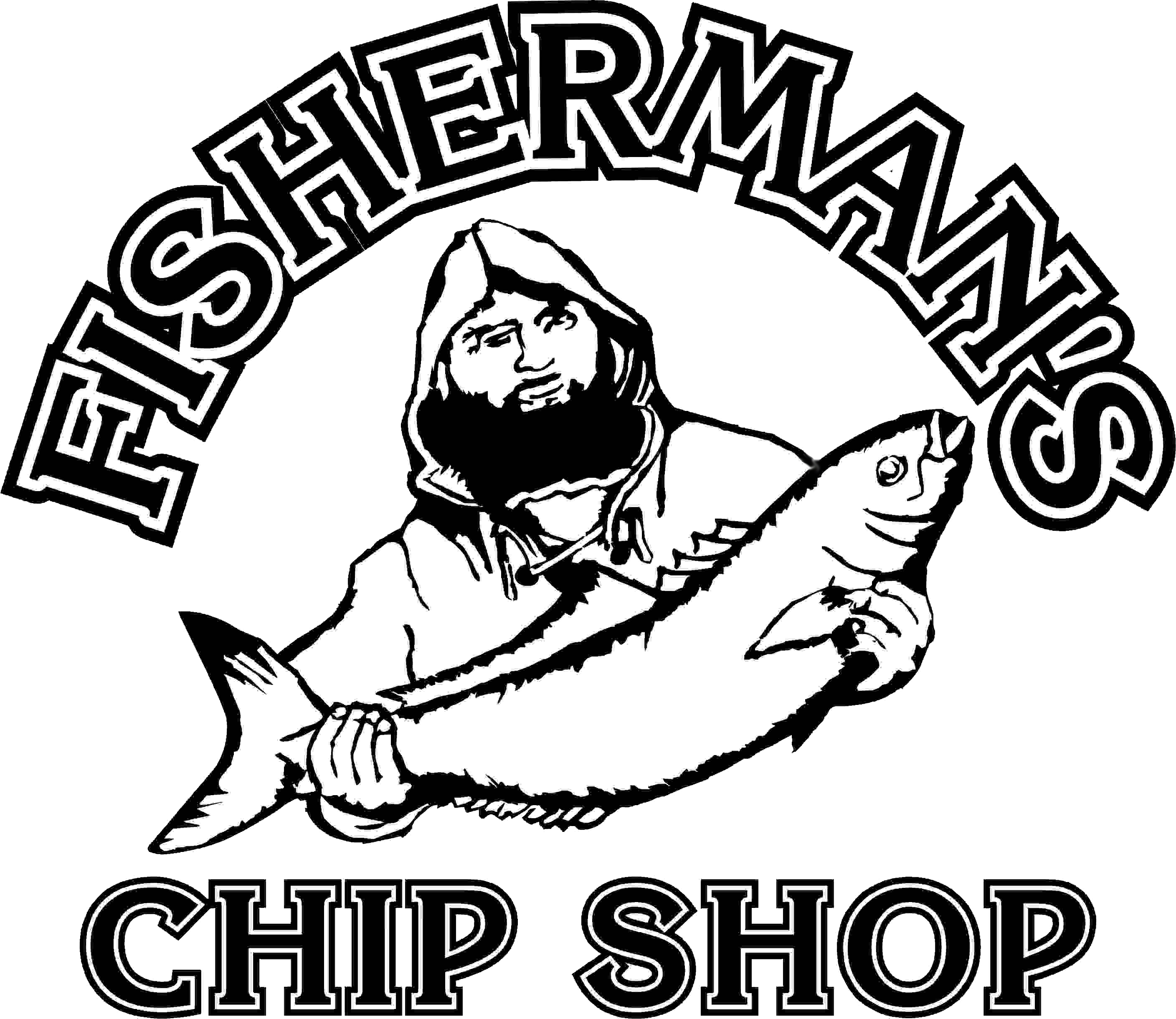 Fishermans Chip Shop - Fish And Chips Shop Logo (2816x2440), Png Download