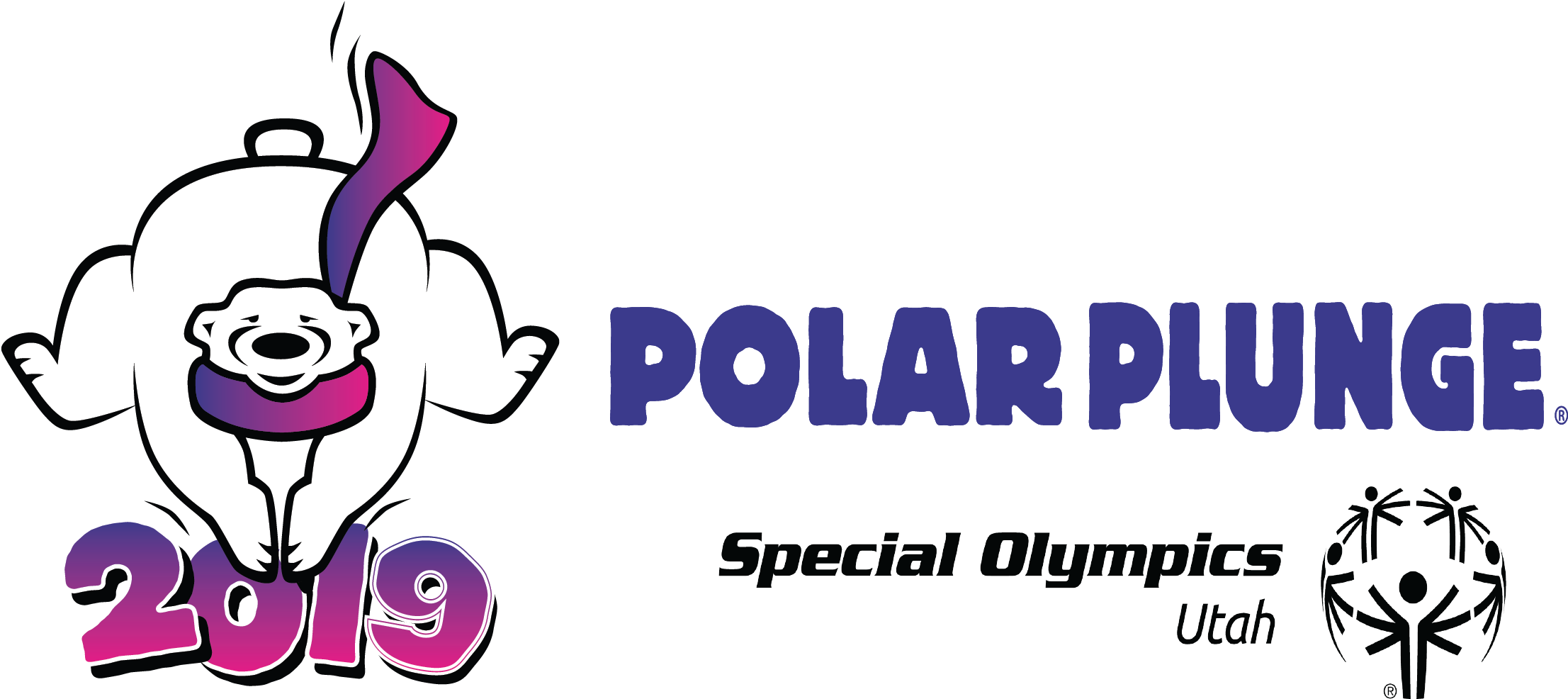 2019 Salt Lake City Polar Plunge - Special Olympics Polar Plunge 2019 (2218x1048), Png Download