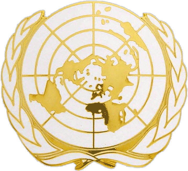 Barettabzeichen Friedenstruppen Der Vereinten Nationen - Insignia (719x656), Png Download