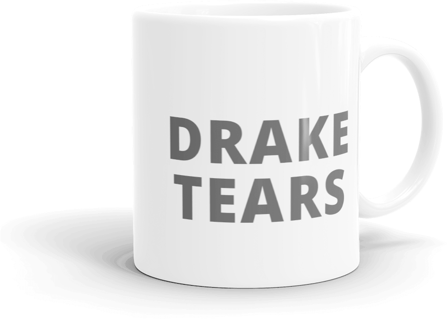 Drake Tears Mug - Coffee Cup (1000x1000), Png Download