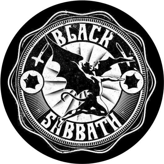 Black Sabbath Logo Live (640x640), Png Download