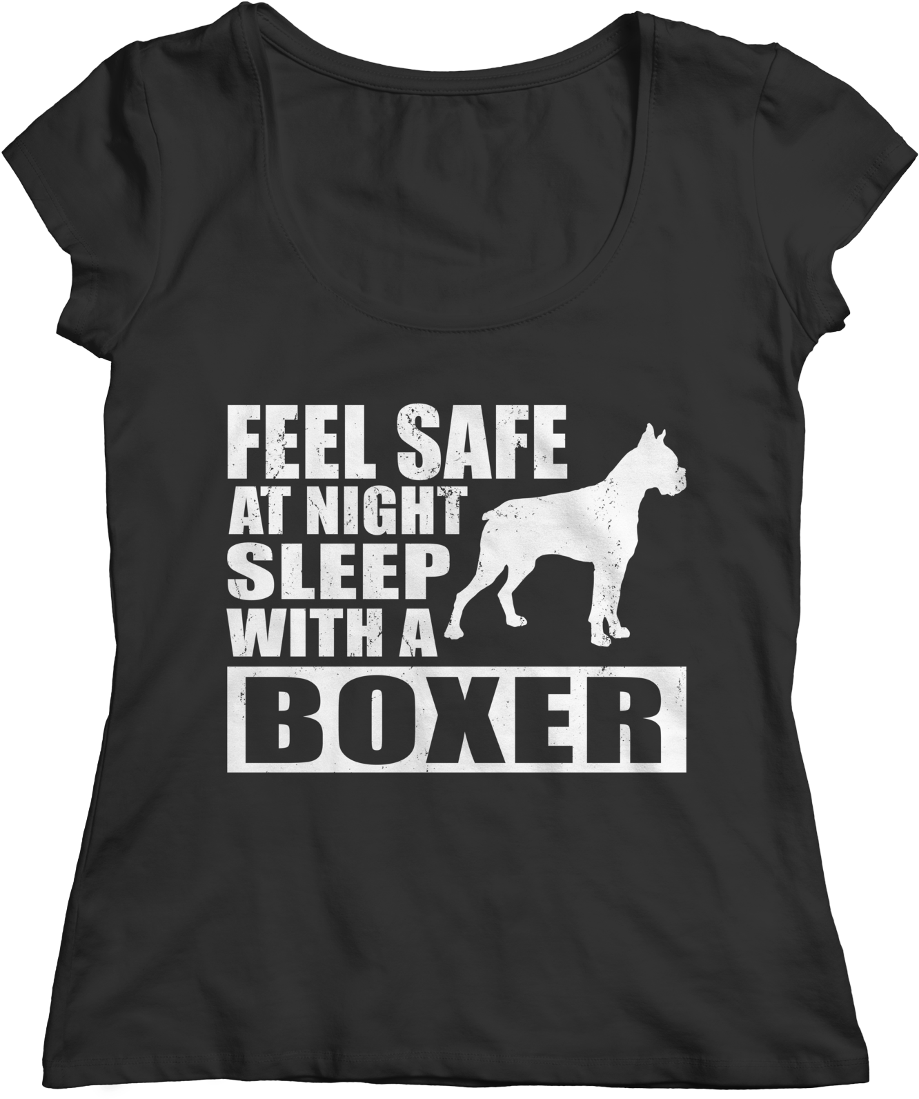Feel Safe At Night Sleep With A Boxer - T-shirt (1635x1635), Png Download