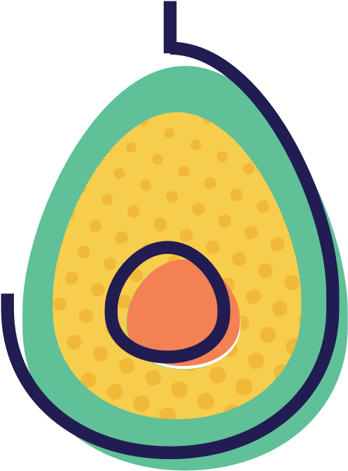 Your Baby Is The Size Of An Avocado (1100x1100), Png Download