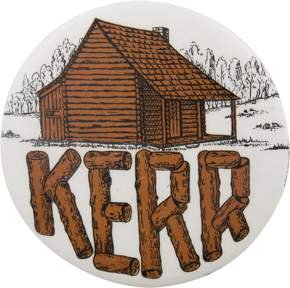 Kerr Log Cabin Button - Hut (1000x1008), Png Download