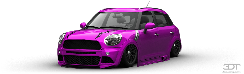 Mini Cooper Countryman Suv 2013 Tuning - Daewoo Matiz 2000 Tuning (1004x373), Png Download