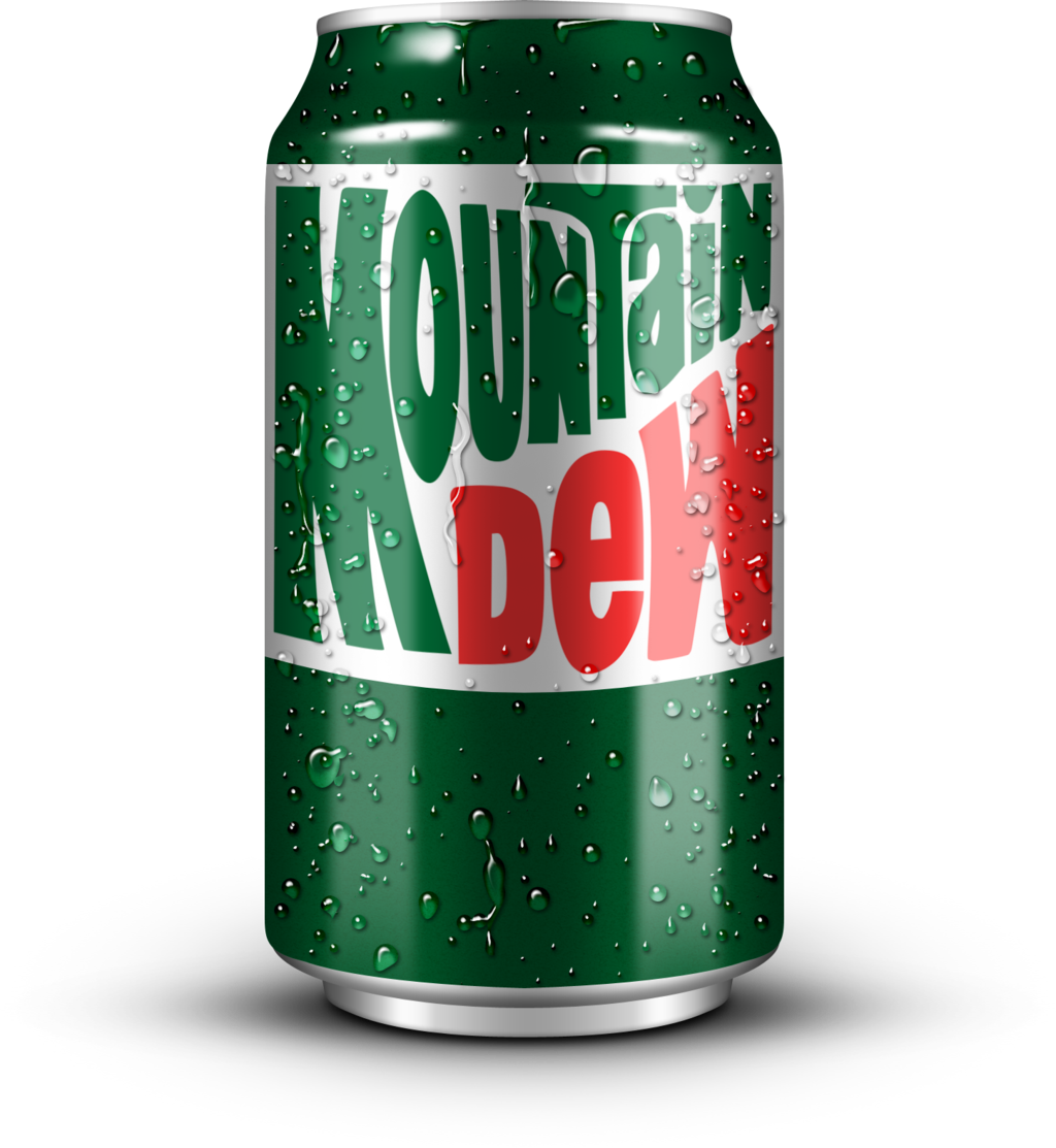 Pepsi Mongolia - 80's Mountain Dew Can (1024x1113), Png Download