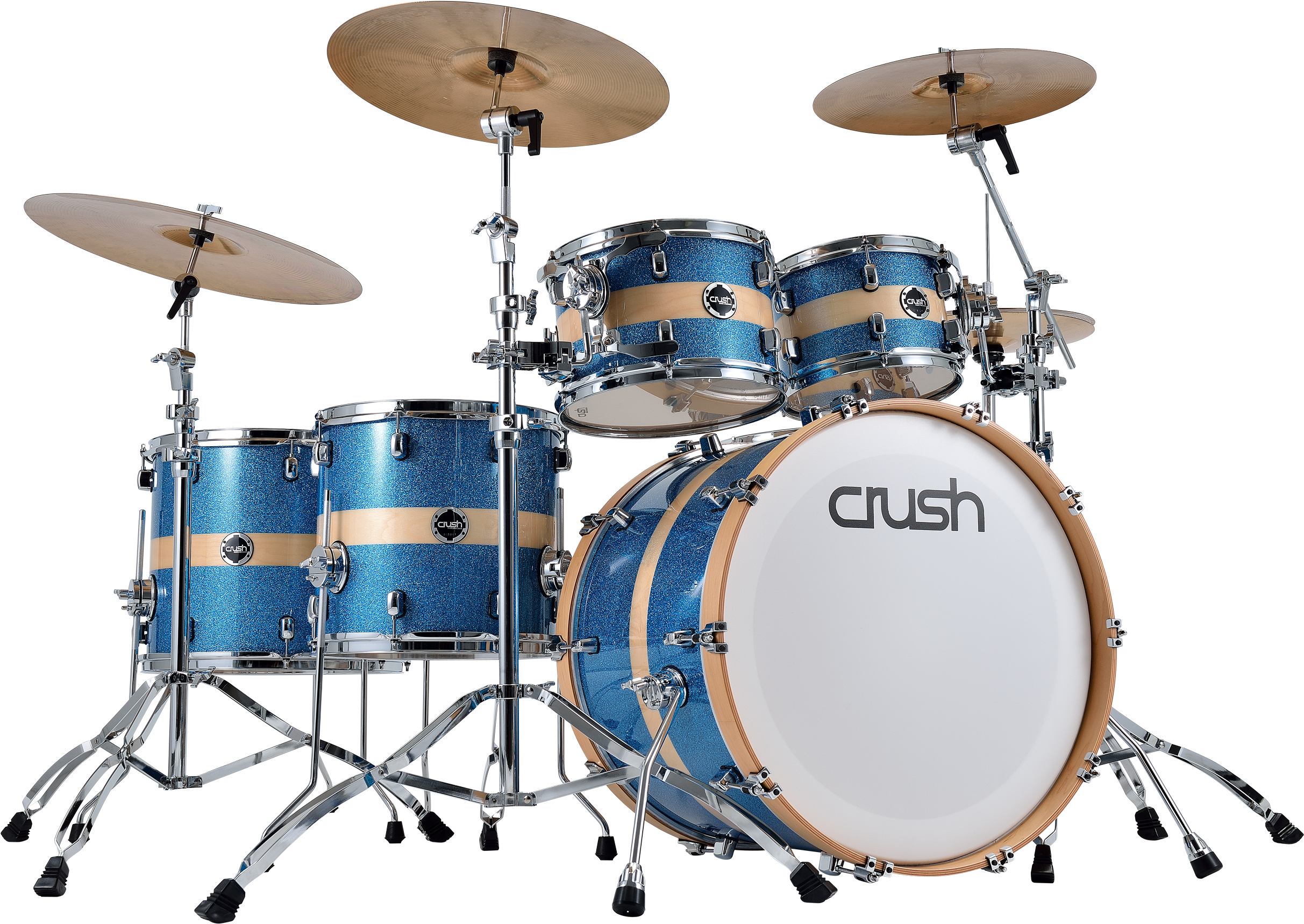 2500 X 1818 13 - Mapex Armory Photon Blue Drum Set (2500x1818), Png Download