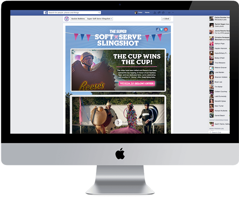 Facebook Voting - Imac 21 5 (1000x846), Png Download
