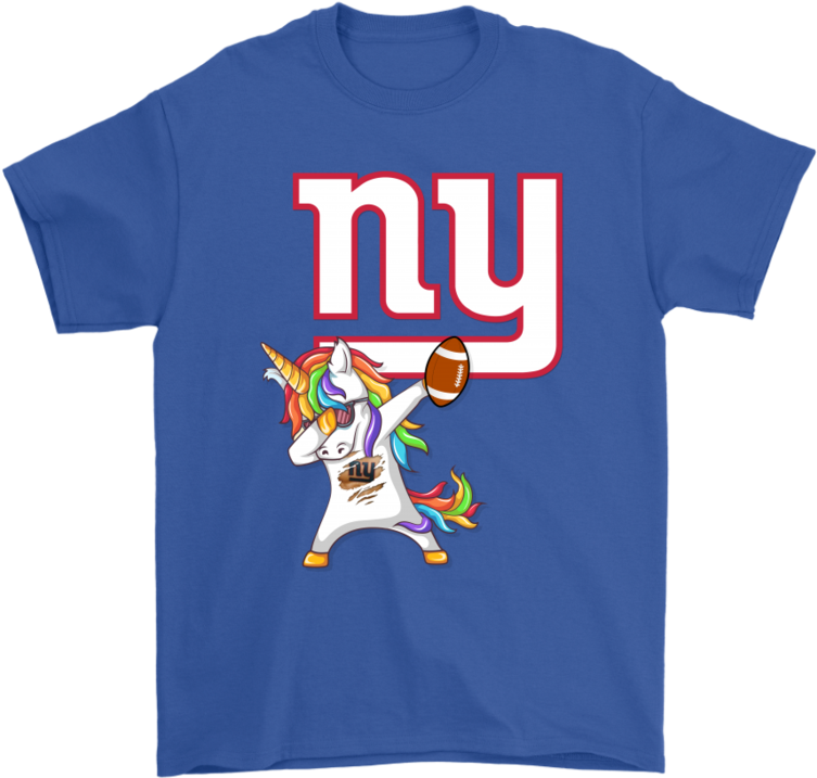Dabbing Hip Hop Unicorn Dab With New York Giants Football - Logos And Uniforms Of The New York Giants (900x900), Png Download