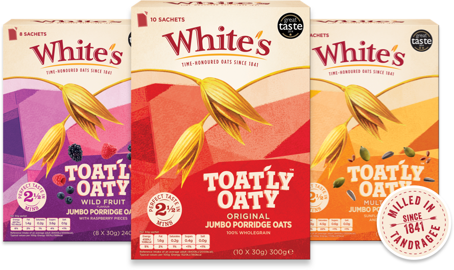 White's Oats - Pearlfisher White's Oats (889x530), Png Download