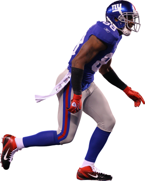 Hakeem Nicks New York Giants Football Fever, Giants - Kick American Football (500x624), Png Download