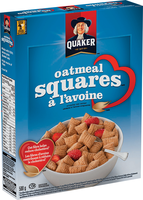 Céréales Squares De Quaker (490x683), Png Download