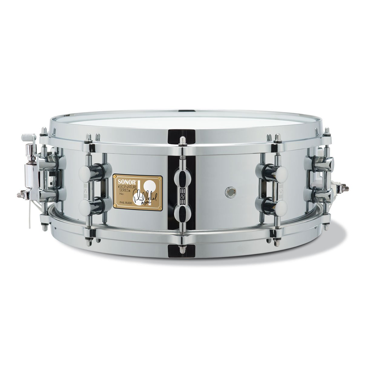 Sonor Signature Phil Rudd 14x5.5 Chrome Over Brass (1200x1200), Png Download