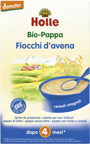 Organic Oats Porridge - Holle Fiocchi D Avena (600x600), Png Download