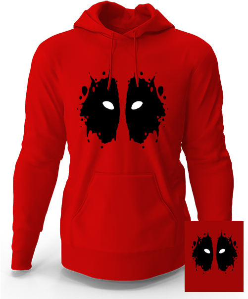 Deadpool Eyes - Deadpool (500x644), Png Download