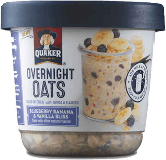 Quaker® Overnight Oats Offer - Quaker Oats Company (600x572), Png Download