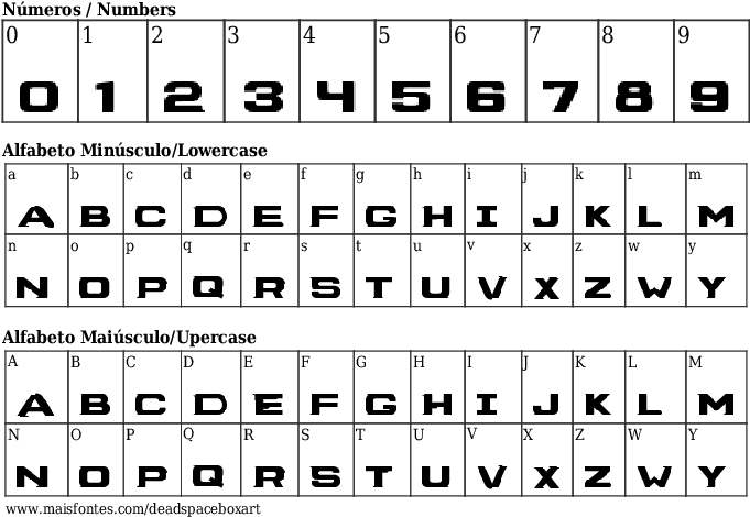Font Details Dead Space Box Art - Number (689x640), Png Download
