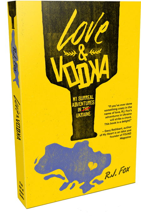 Before We Went To Get The Milk, My Finance Katya And - Love & Vodka: My Surreal Adventures In Ukraine (483x708), Png Download