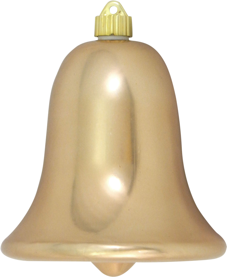 Gold Bell Large Christmas Ornament - Bronze Sculpture (1000x1000), Png Download