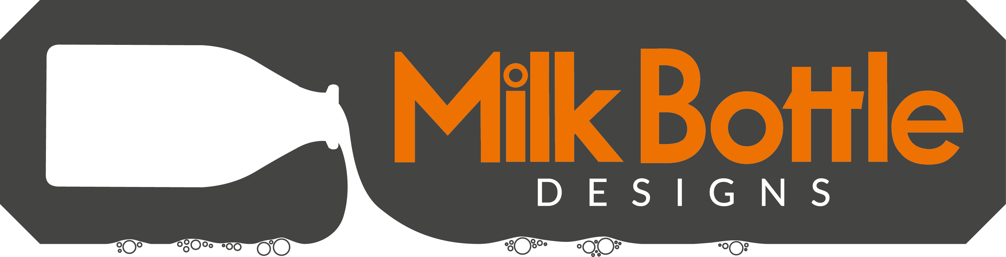 Services - Logo Design Milk Logo Png (3199x819), Png Download