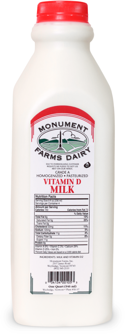 Whole Milk - Bottle (800x1252), Png Download