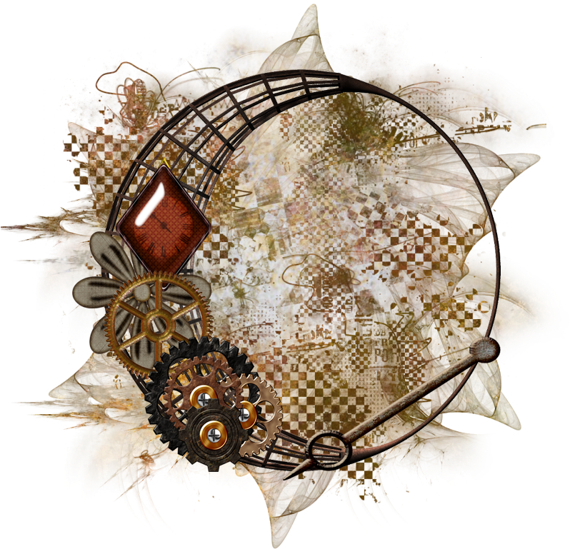 Steampunk Cluster Frame 800 X - Steampunk (800x800), Png Download