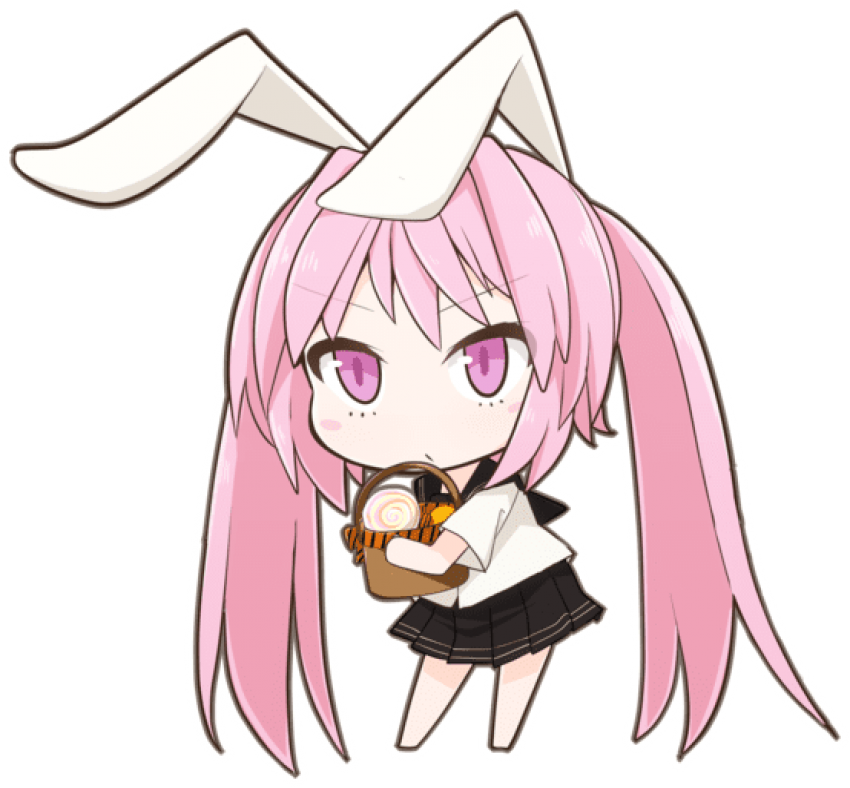 Free Png Download Anime Girl Bunny Chibi Png Images - Chibi Rabbit Girl ...