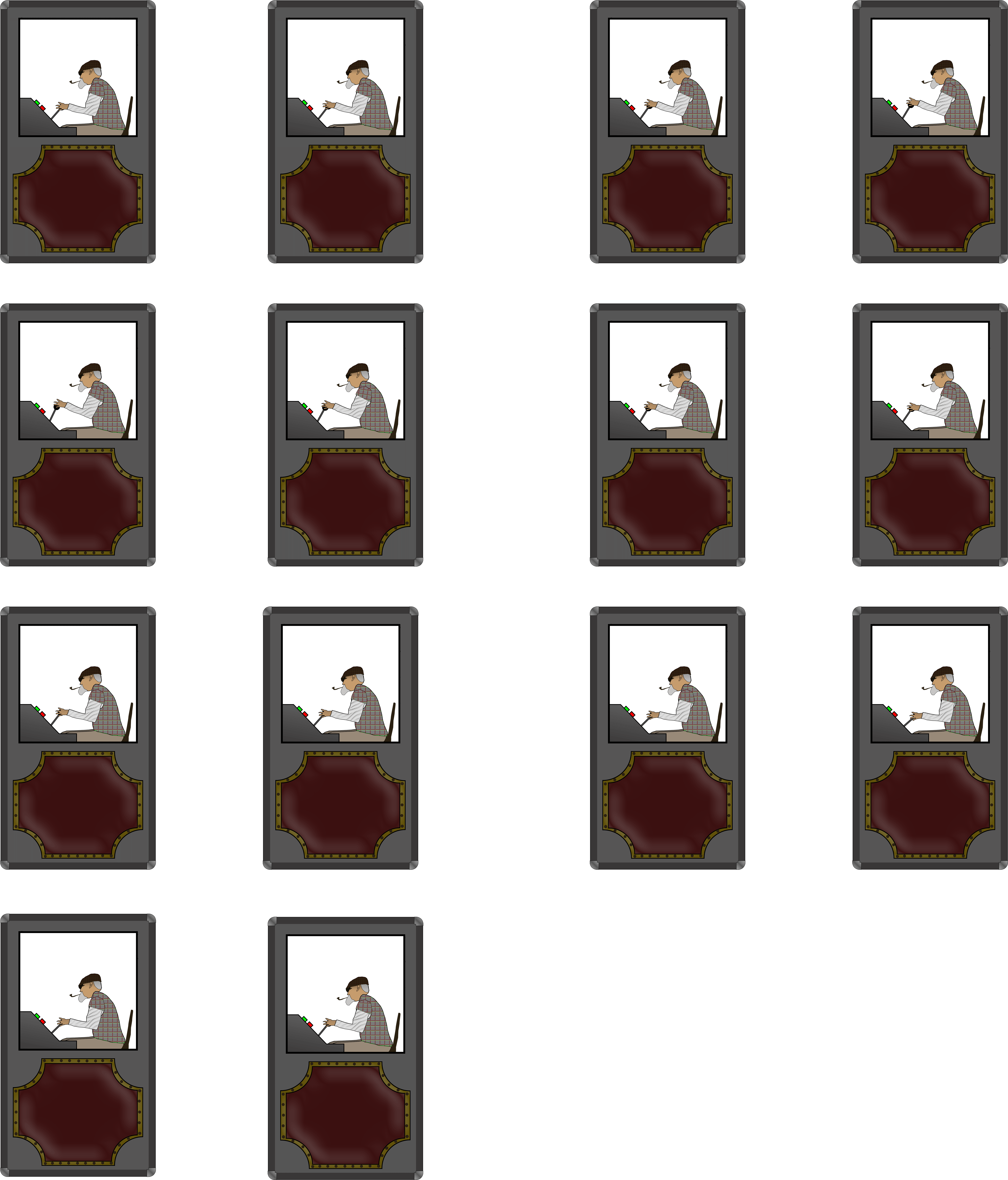 Steampunk Boss Attack Sprite Sheet (8192x8192), Png Download