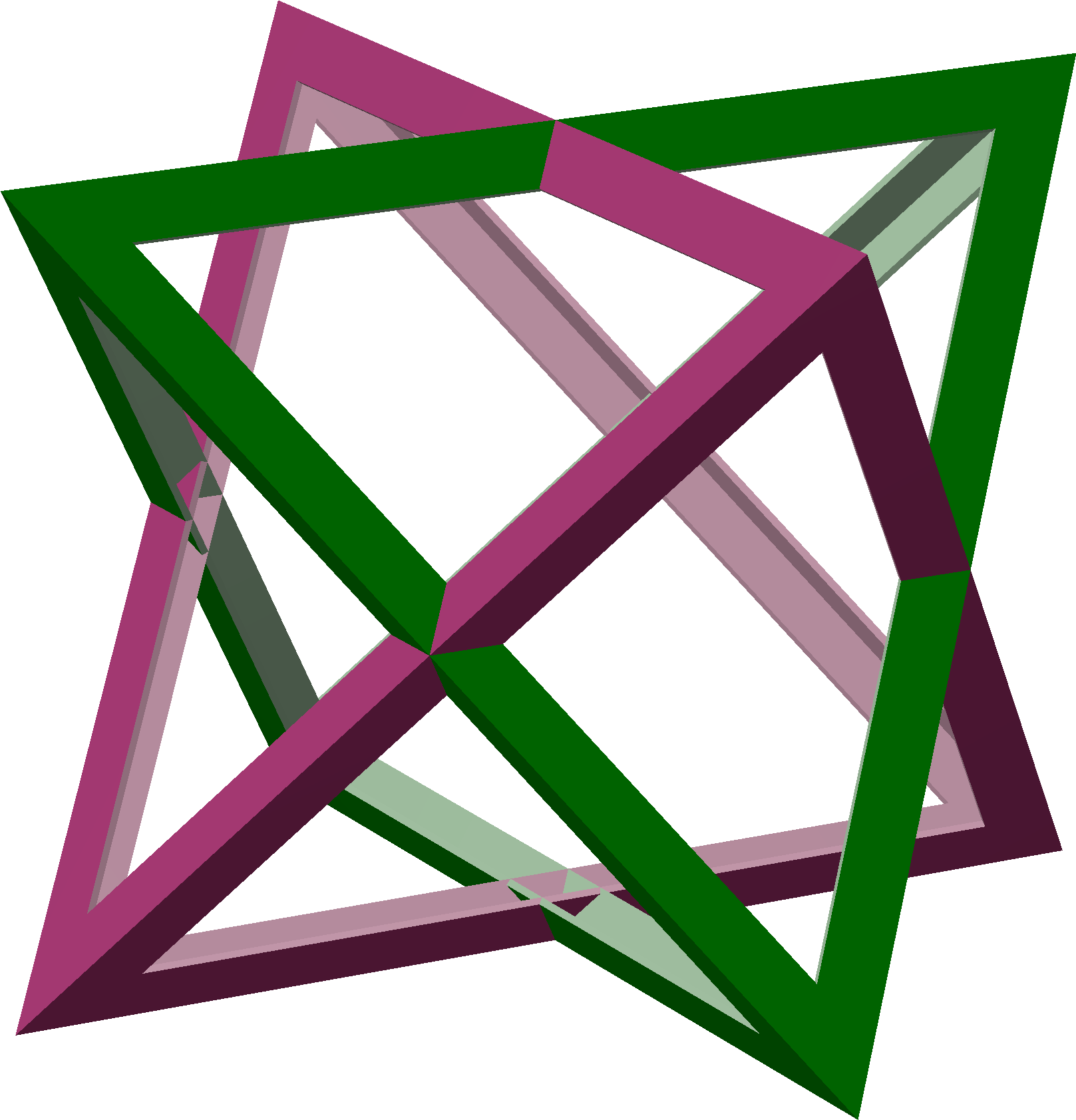 Skeleton Pair 4-4, Size M, Thick - Triangle (2520x2520), Png Download