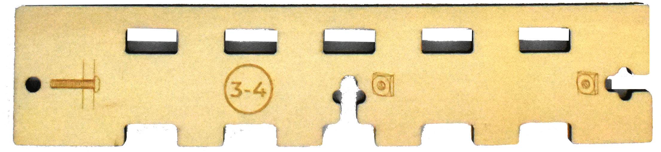 Wood Piece 3-4 - Wood (2247x597), Png Download