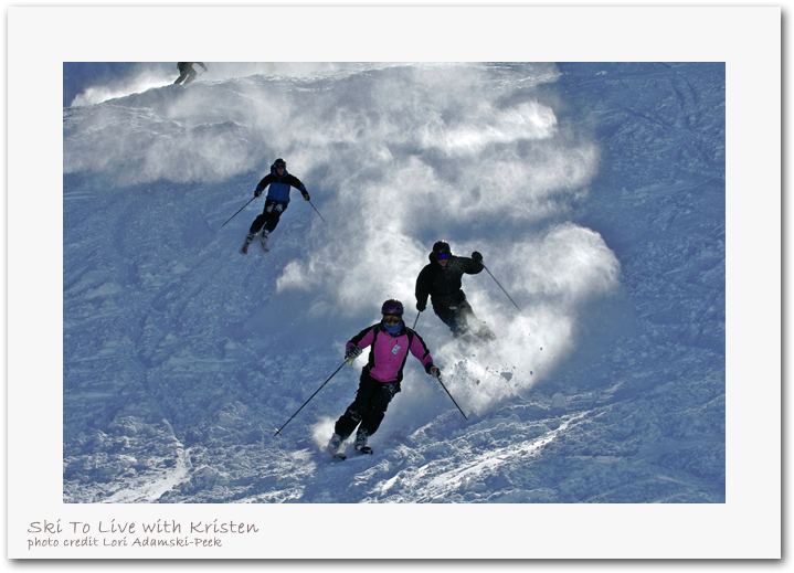 Ski To Live 6 Kristen Ulmer - Skier Turns (728x718), Png Download