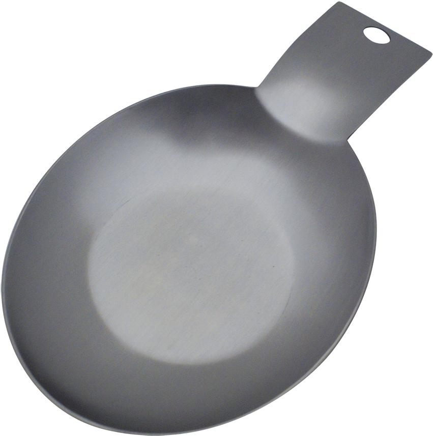 Sr8be Stainless Steel Spoon Rest Range Kleen Utensil - Frying Pan (1024x1024), Png Download