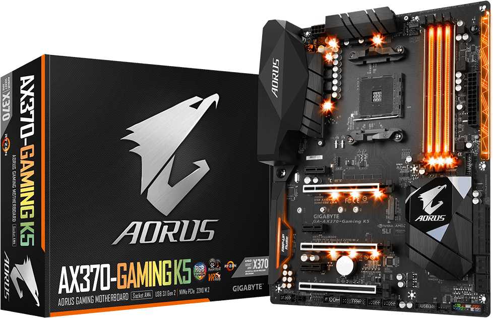 Podpora Procesorů Amd Ryzen™ A - Aorus Ax370 Gaming K5 (1000x650), Png Download