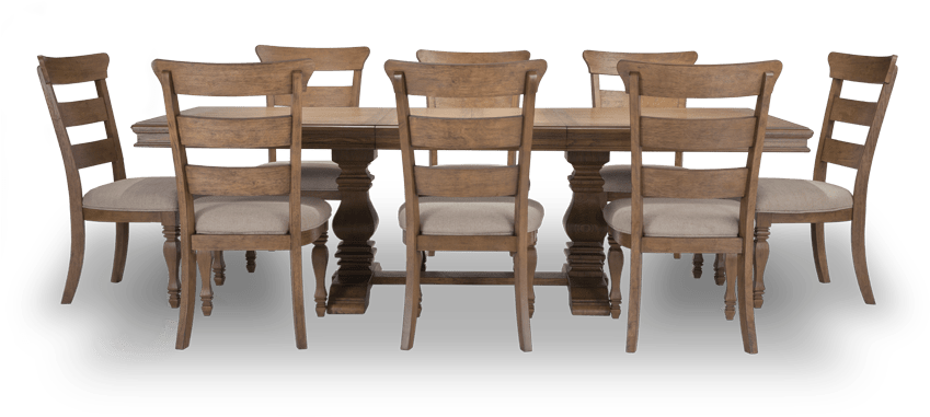 Riverdale 9 Piece Dining Set - Chair (850x534), Png Download