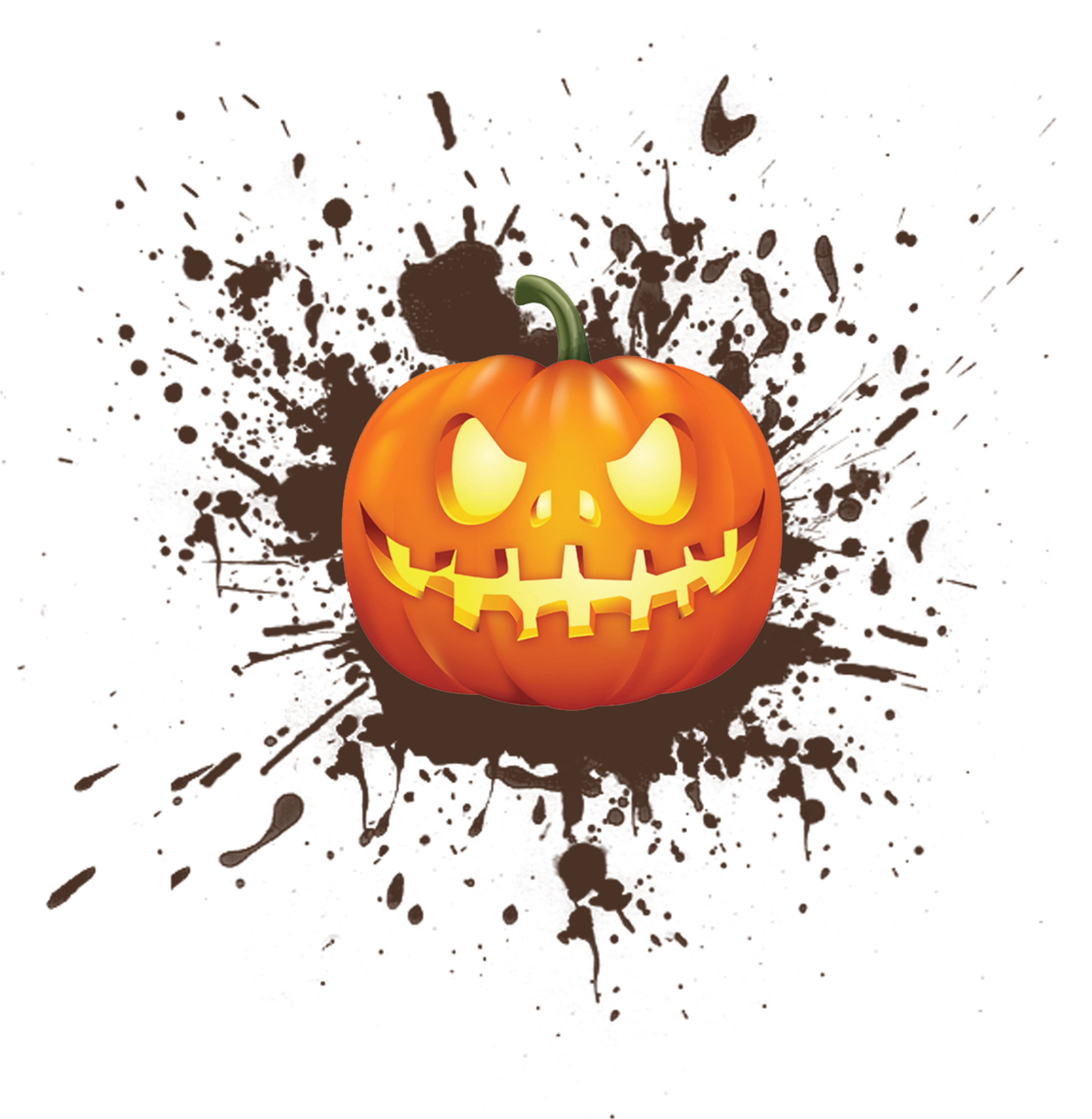 Download - Music Note Paint Splatter (2048x2048), Png Download