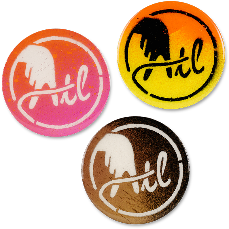 Custom Wood Magnet - Circle (850x850), Png Download