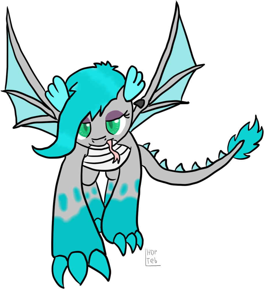 Teb, Cute, Dragon, Dragoness, Female, Getting Close, - Female Cute Dragons (914x1000), Png Download