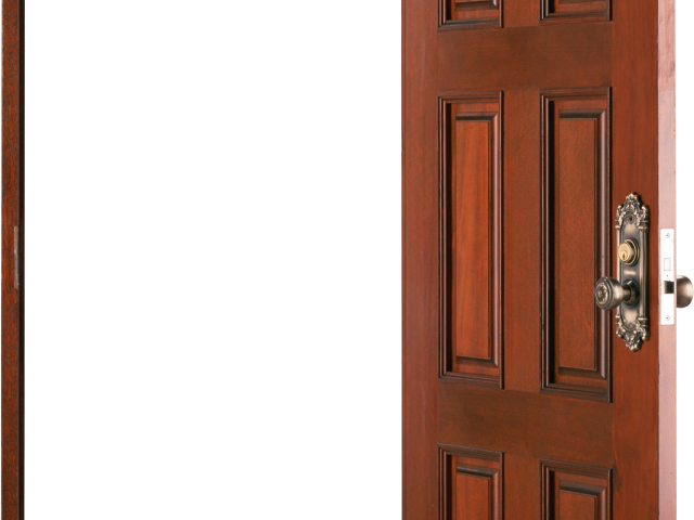 Door Clipart Wood Door - Home Door (640x480), Png Download