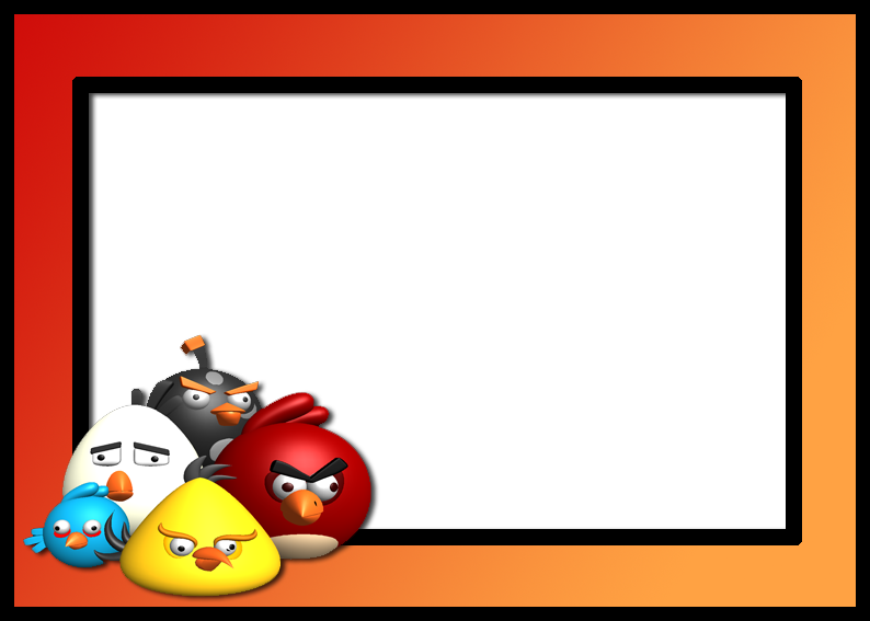 Ver Mas Marcos Para Fotos - Marcos De Angry Birds (794x567), Png Download
