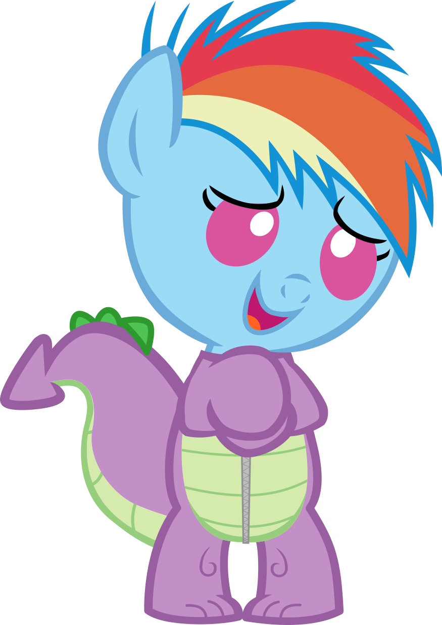 Animal Costume, Artist Needed, Baby, Baby Pony, Bipedal, - Only Spike My Little Pony (875x1237), Png Download