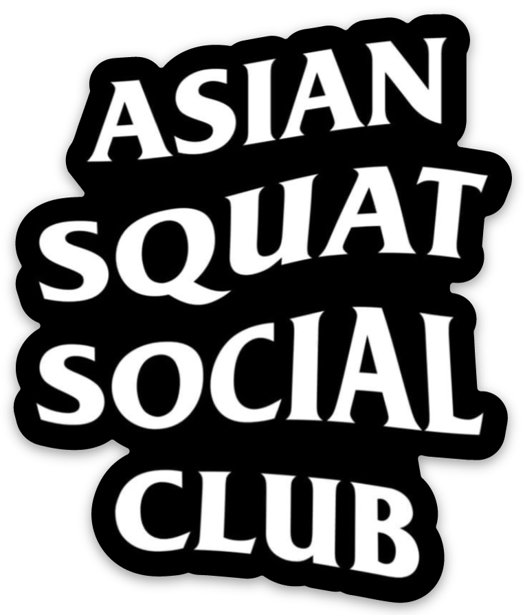 Image Of Asian Squat Social Club - Asian Squat Social Club Logo (764x895), Png Download