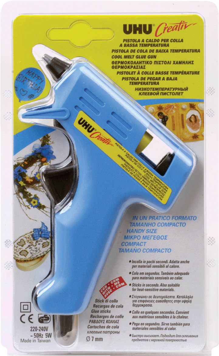 Pistola De Cola Quente - Uhu (821x1280), Png Download