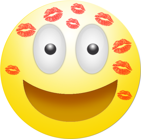 Cara Con Besos - Smiley (1024x768), Png Download
