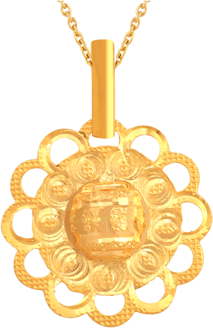 Gold Mata Pendant (700x525), Png Download