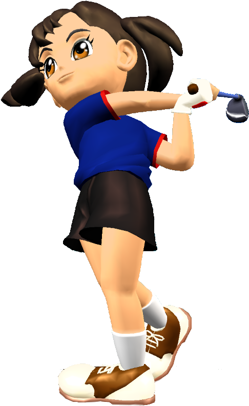 Plum - Plum Mario Golf (546x810), Png Download
