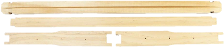 Kitset Full Depth Drilled Timber Frame - Wood (1066x800), Png Download