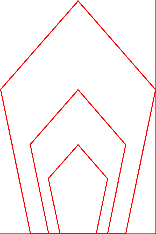 Pentagram Bottom - Diagram (602x901), Png Download