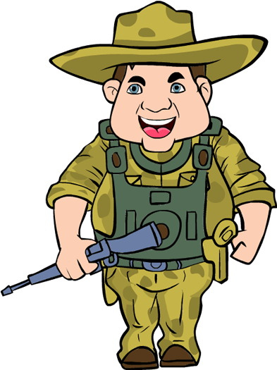 Veterans Day Soldier Clipart Big Image - Soldier Clipart Without Background (600x630), Png Download